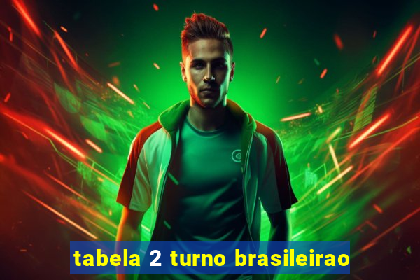 tabela 2 turno brasileirao